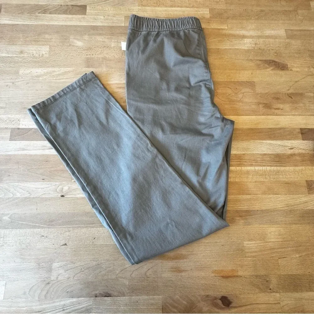 Old Navy Youth Straight Leg Pants XXL 18 Relaxed Fit Gray Turtle Dove NWT